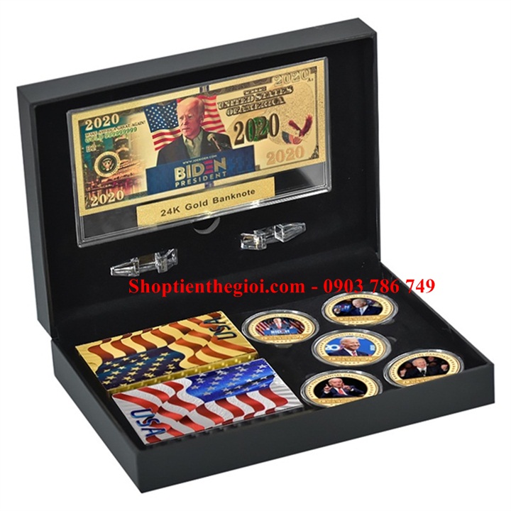 Hộp quà tặng kỷ niệm Tổng Thống Mỹ Joe Biden - SP005334  